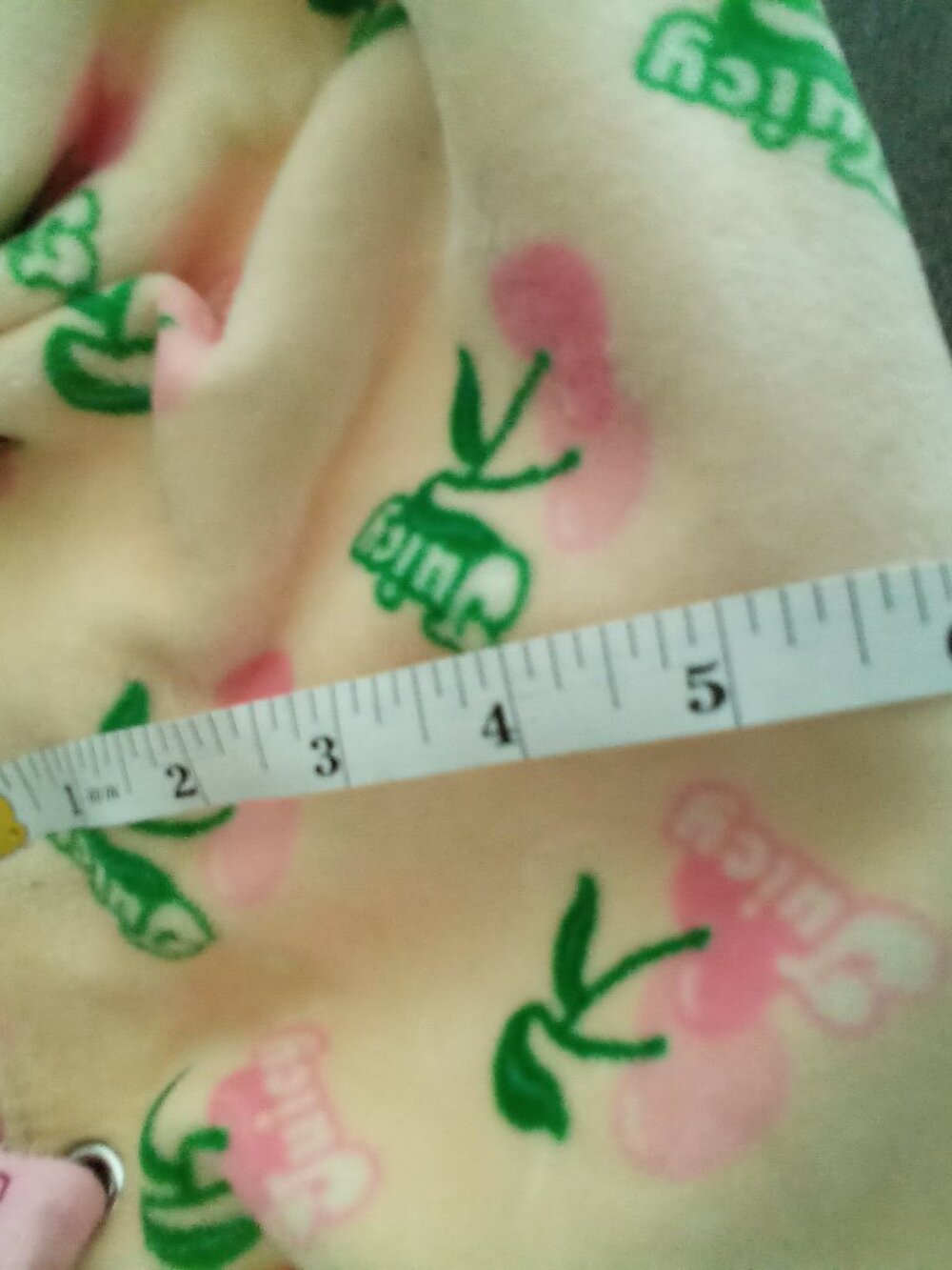 CHERRY GELATO VINTAGE JUICY COUTURE FLUFFY - Picture 12 of 12